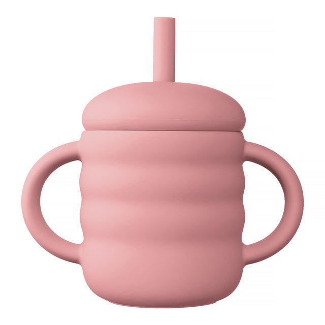 Baby Silicone Sippy Cup – BPA-Free with Portable Snack Storage