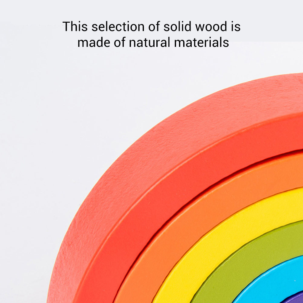 "Wooden Rainbow Stacking Toy – Color and shape matching puzzle for kids"
"Non-toxic wooden rainbow stacking toy – Fun and educational shape matching puzzle"
"Interactive wooden rainbow toy – Color and shape matching puzzle for toddlers"
"Durable wooden rainbow stacking puzzle – Perfect for color and shape recognition"
"Educational wooden rainbow toy – Stacking and matching puzzle for children"