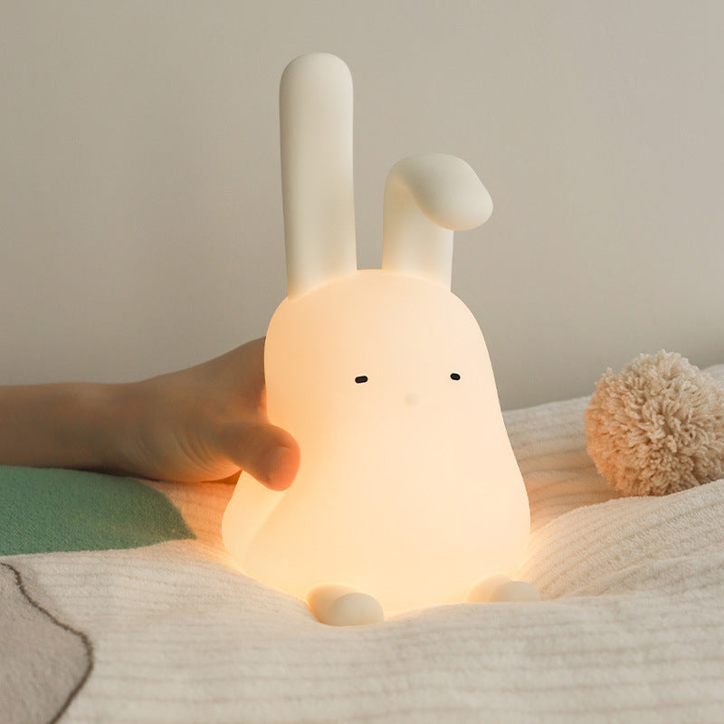 Cute Rabbit Mood Light – Dimmable LED Night Light for Baby & Kids