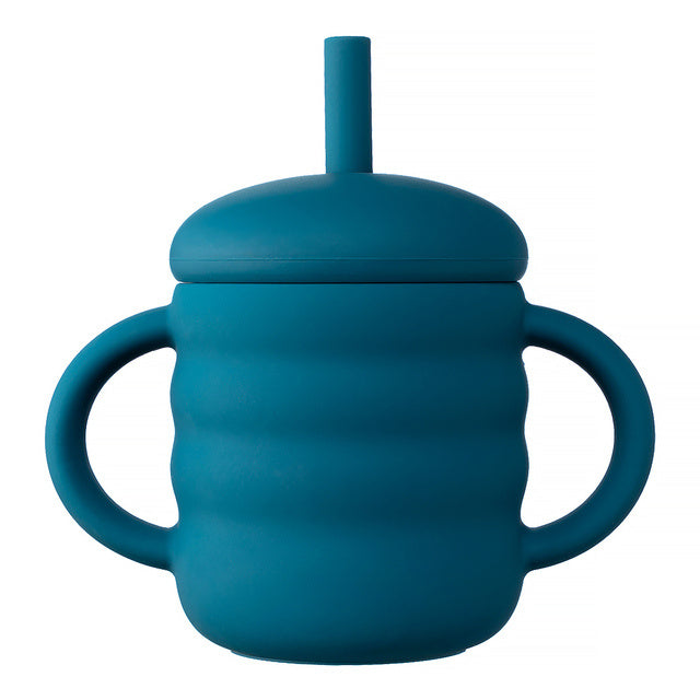 Baby Silicone Sippy Cup – BPA-Free with Portable Snack Storage