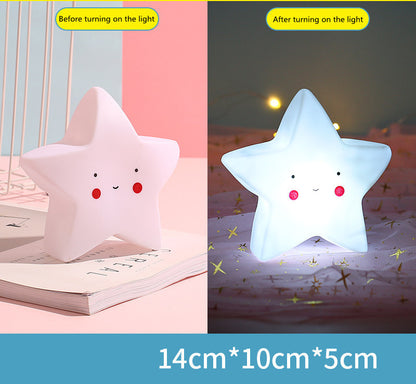 Cute Clouds Stars Moon Appease Glow Night Light Feeding Light Baby Sleeping Toy Kids Christmas Gifts For New Year