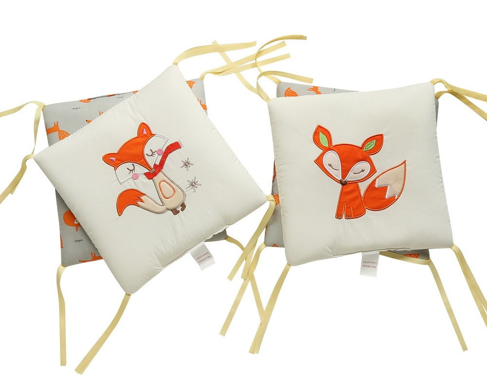 Little Fox Baby Bedding Fence – Cozy, Safe & Adorable!