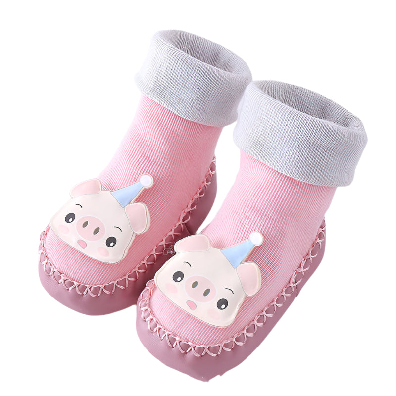 Toddler Indoor Shoes & Cotton Baby Socks – Soft & Cozy for Newborns