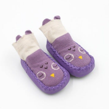 Non-Slip Baby Shoes & Socks – Soft-Soled Cotton Toddler Footwear for Comfort